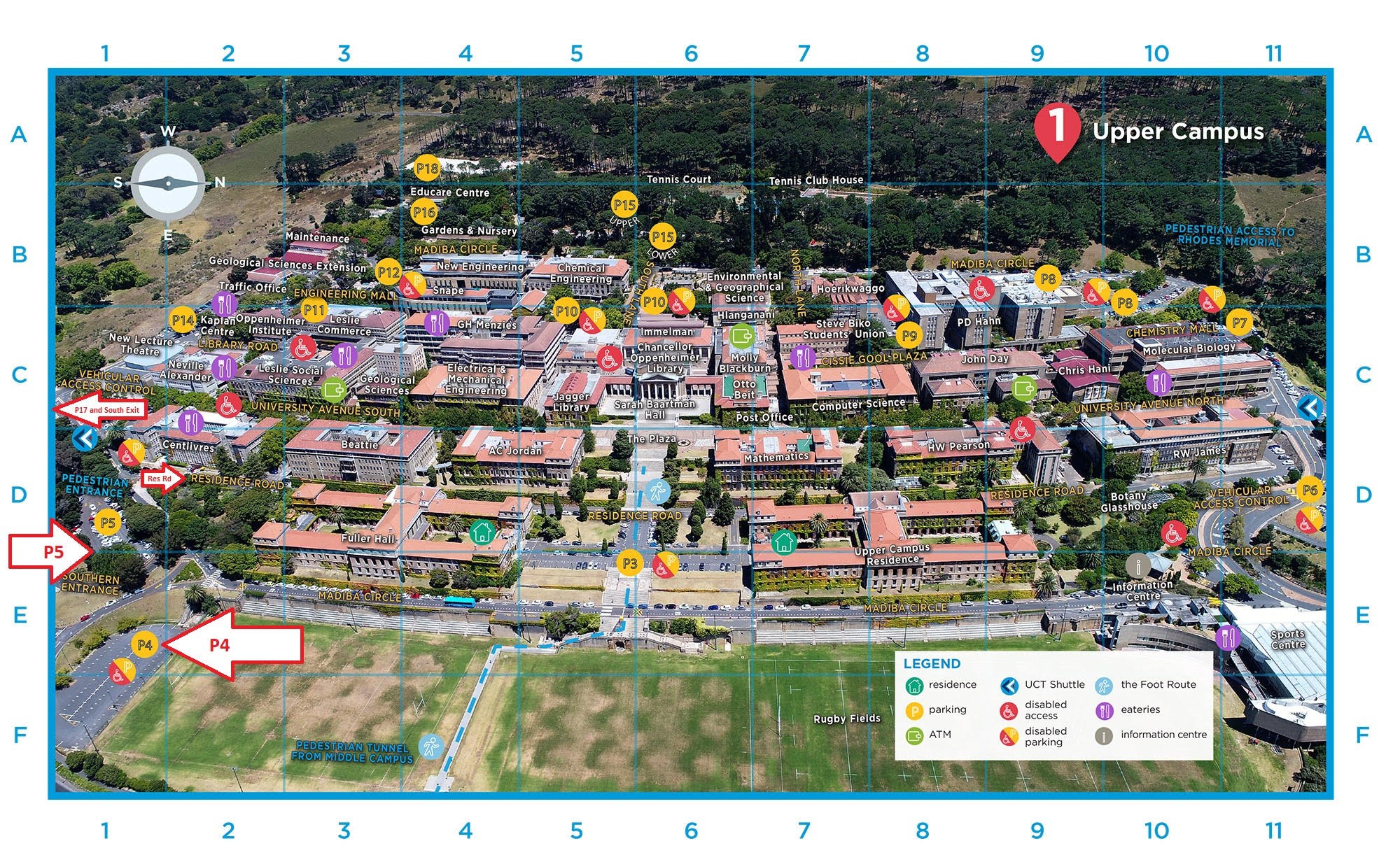 UCT Campus Map